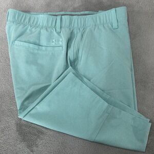 Under Armour Mens Match Play Golf Shorts Heat Gear Loose Fit Teal Size 36